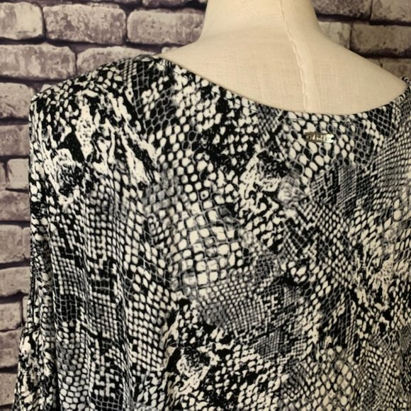 Calvin Klein NWT Black & White Dress Size 2X - Picture 7 of 10